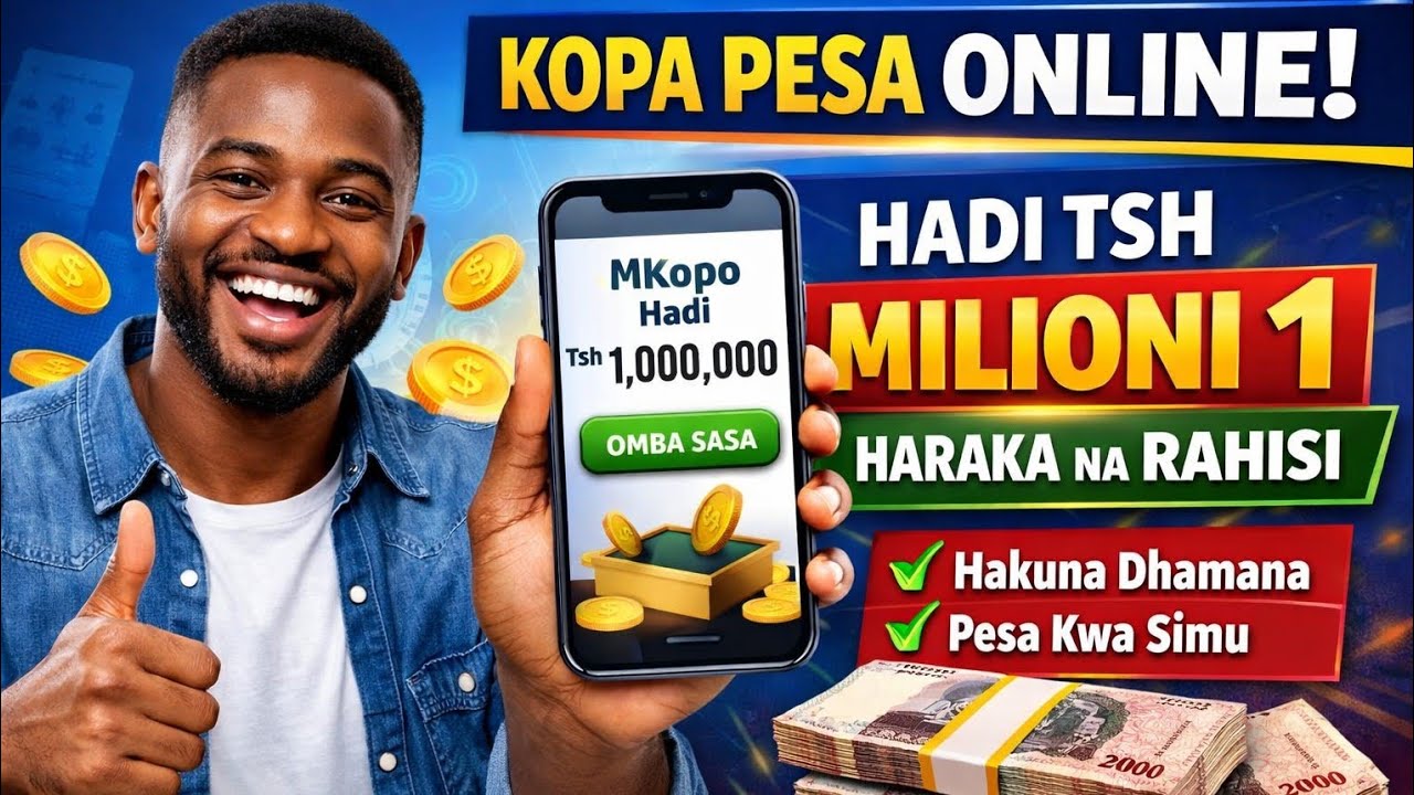 App Bora ya Kukopa Pesa Online | Mkopo Hadi TSh Milioni 1 Haraka na Rahisi