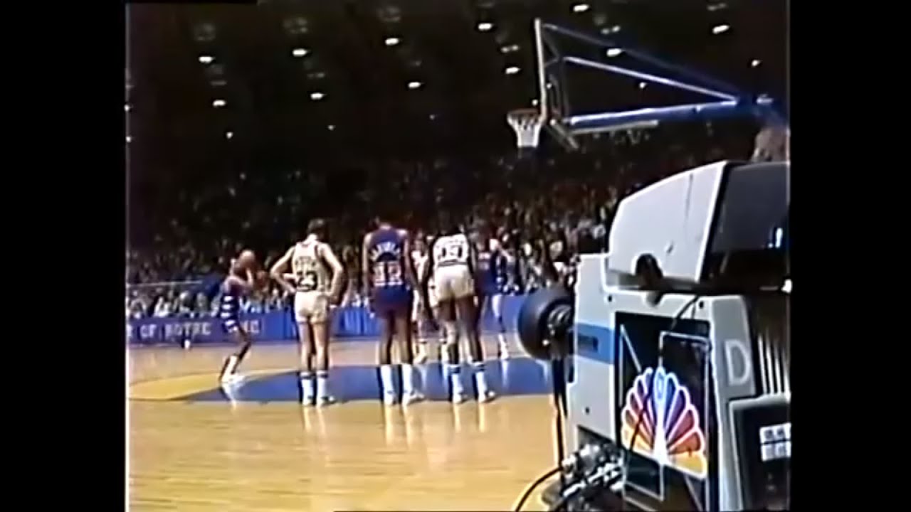 Feb 1982 - DePaul Blue Demons at Notre Dame Fighting Irish (NBC)