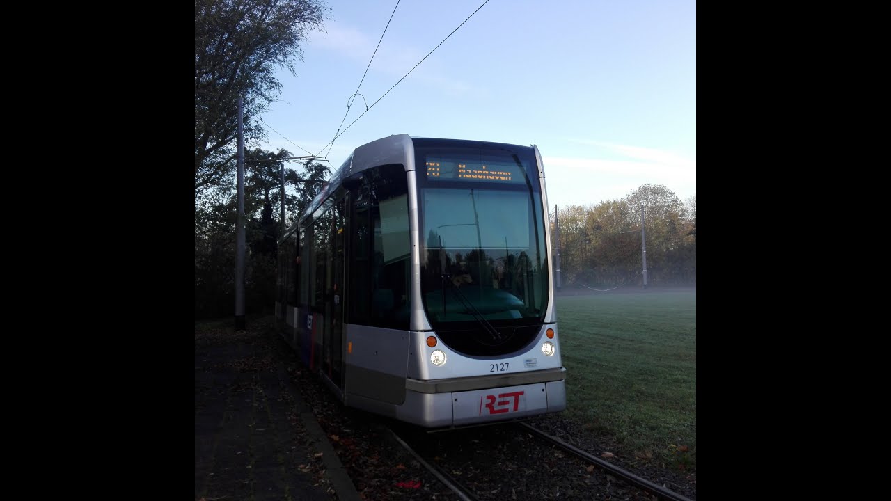 RET TRAM RIT 20 metro maashaven-kreekhuizenlaan