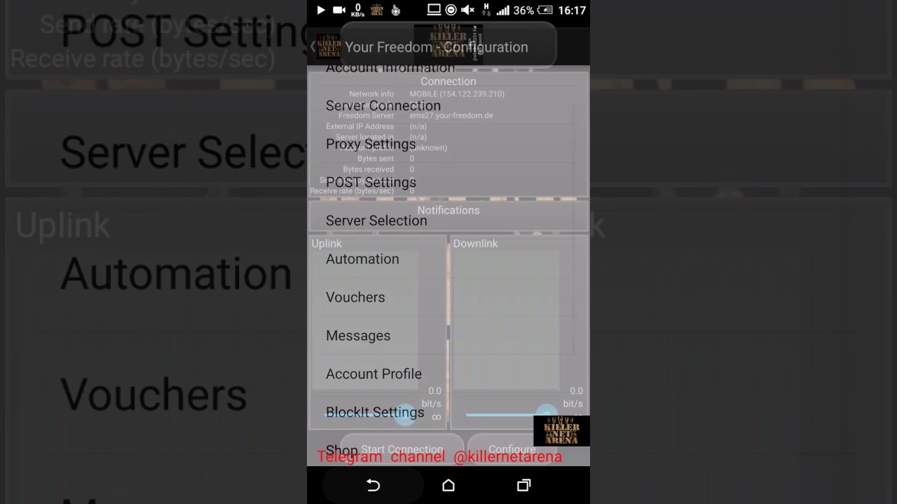 How to get free unlimited internet using Killer Free Net, Your freedom mod
