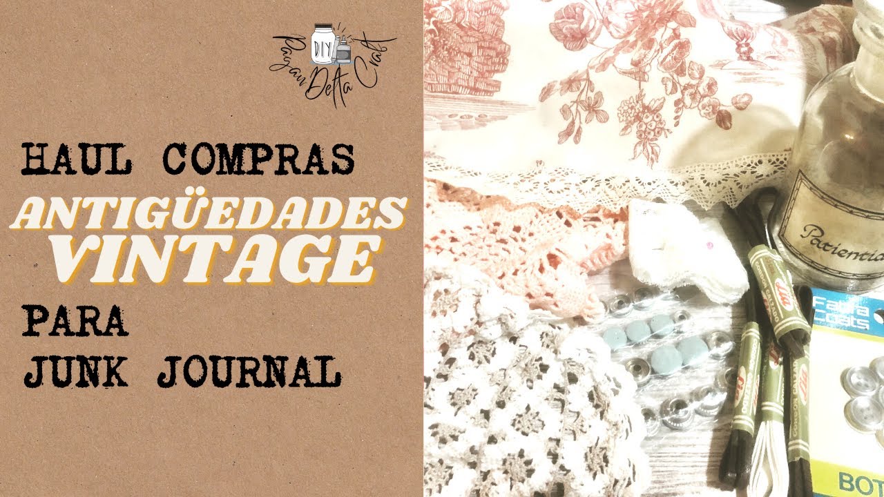 HAUL COMPRAS VINTAGE #junkjournal #ephemera #vintagejournal #scrapbooking