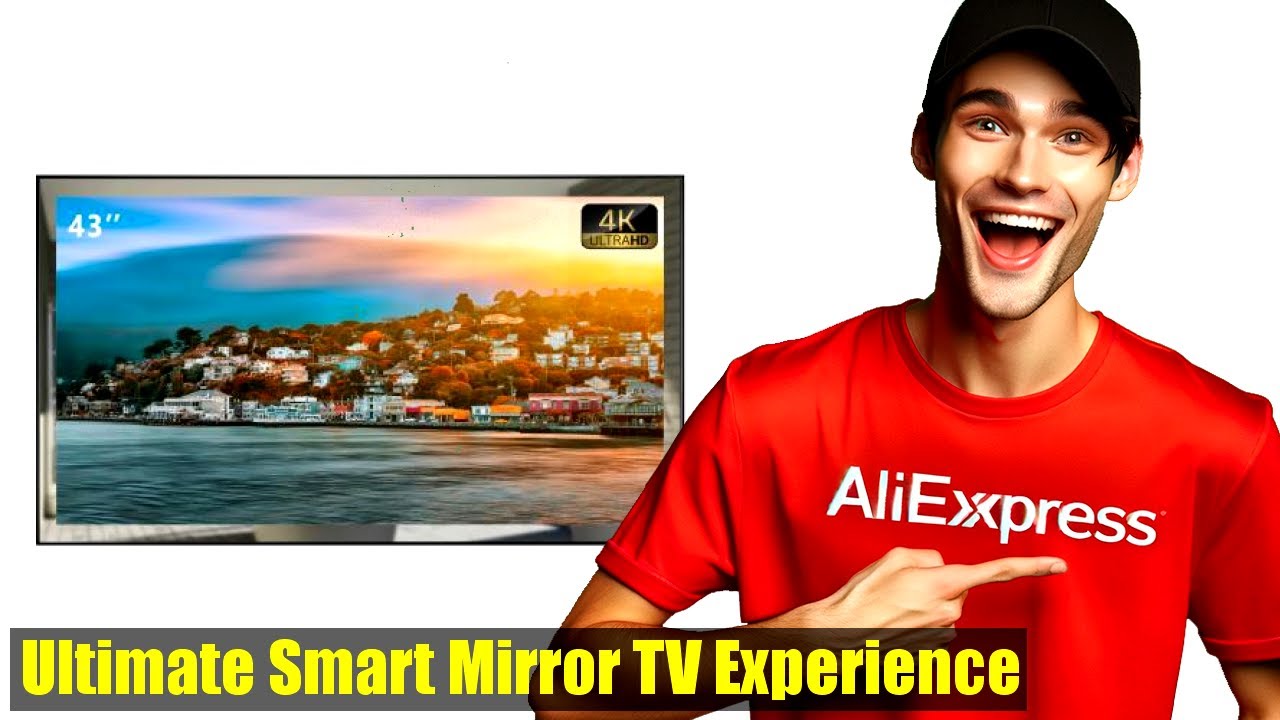 Upgrade Your Bathroom with the Soulaca 43 Inches Smart Mirror 4K TV! Alexa Voice Control,