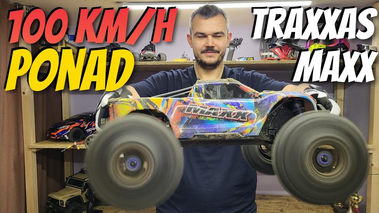 Najmocniejszy sprzęt w kolekcji - Unboxing i test - Ciężko go opanować - TRAXXAS MAXX