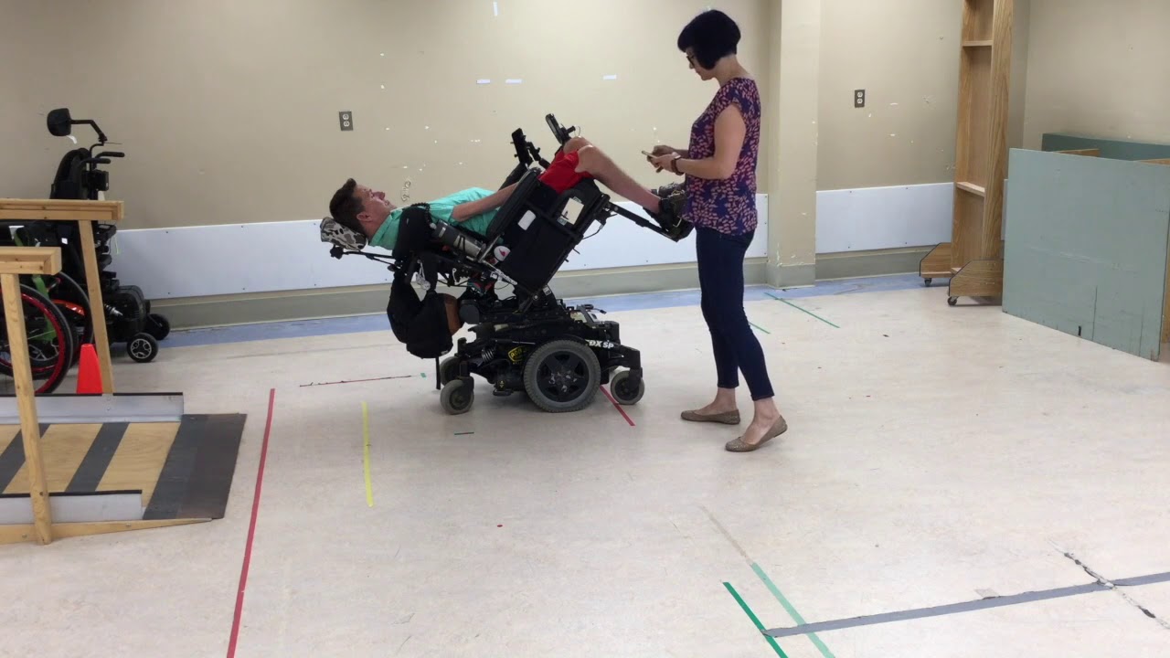Power Wheelchair Skills Test Training | User with SCI