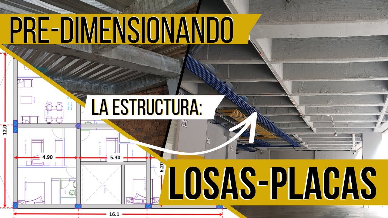 Cómo ORIENTAR VIGUETAS Y PLACAS en una estructura real | Predimensionamiento - Parte 3