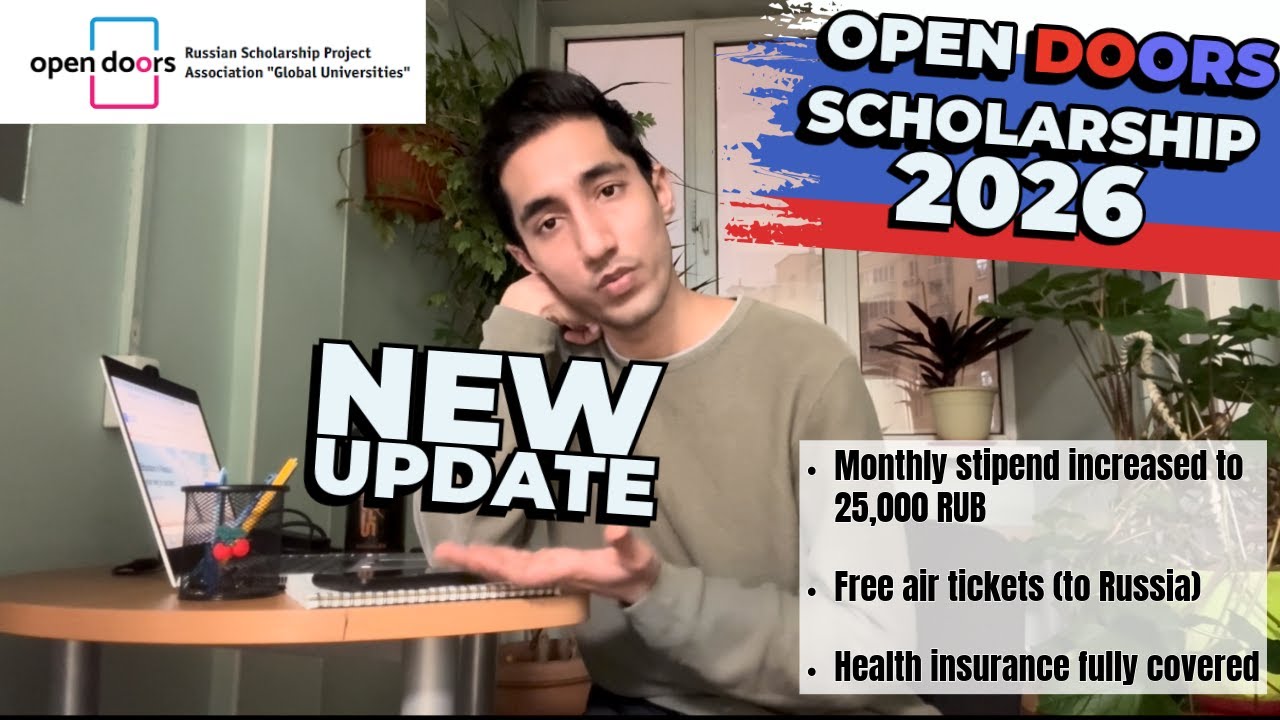 Open Doors Scholarship 2026 Update | Stipend Increased for Newcomers (First Time)