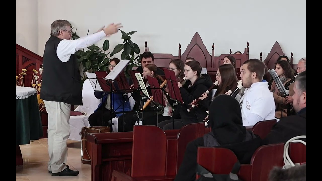 Dolce Consort BP Furulyaegyüttes a rákoskerti Mennybemenetel Templomban (koncert részletek).