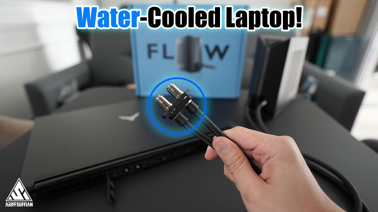 This Laptop is Water-Cooled! | Illegear Onyx G + Illegear Flow