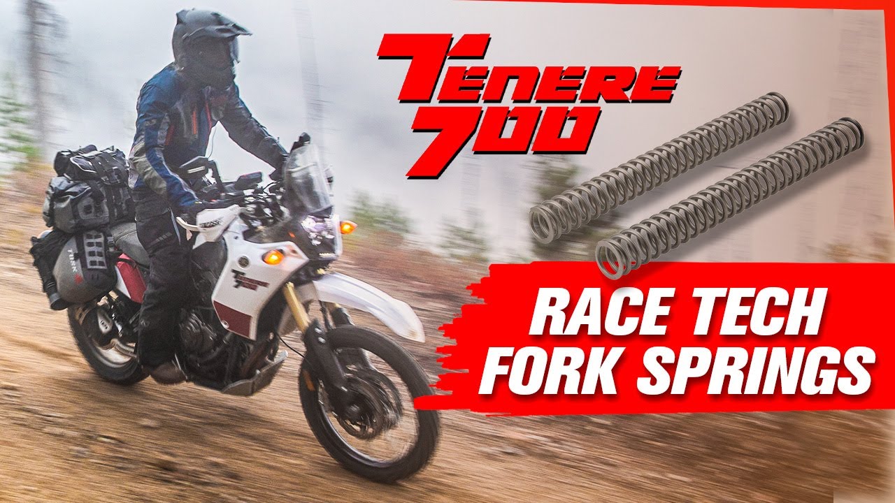 Как установить пружины вилки Race Tech на Yamaha Ténéré 700