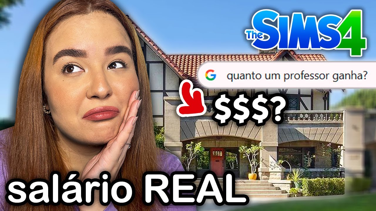 Construindo Casas para PROFISSÕES usando o SALÁRIO da VIDA REAL: Professor | The Sims 4