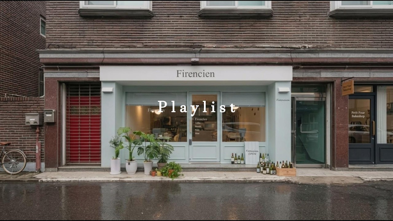 [Playlist] 비 오는 날 망원동,  카페 창가 자리는 내 차지 ☔️💿  | Chill Rainy  R&B