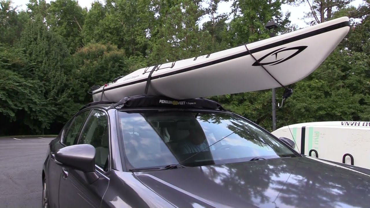 Penguin Feet Roof Carrier for Kayak & Canoe | Set-up & Use