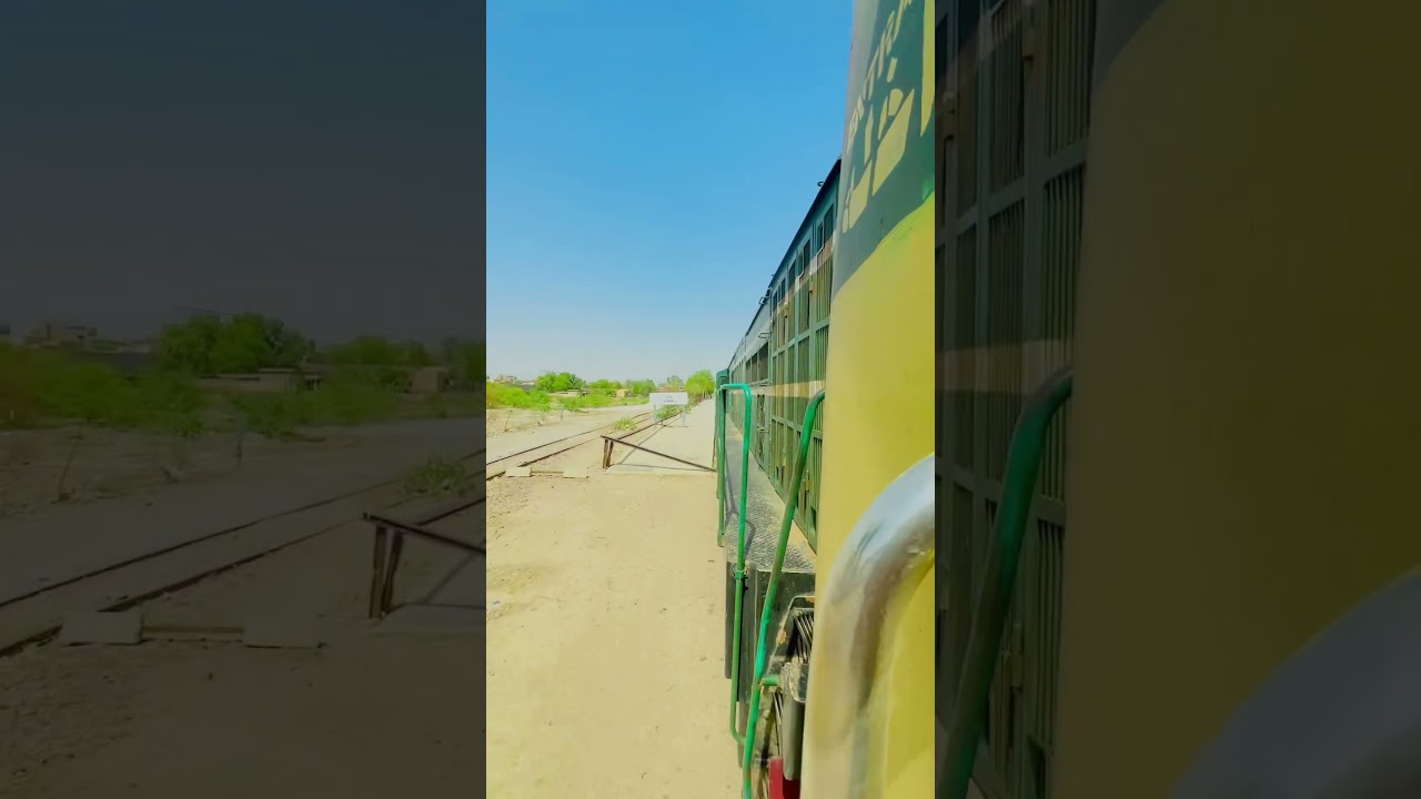 Arrival at Vehari station #railway #railvlogger #railwaycontent #train #travel #railtrack