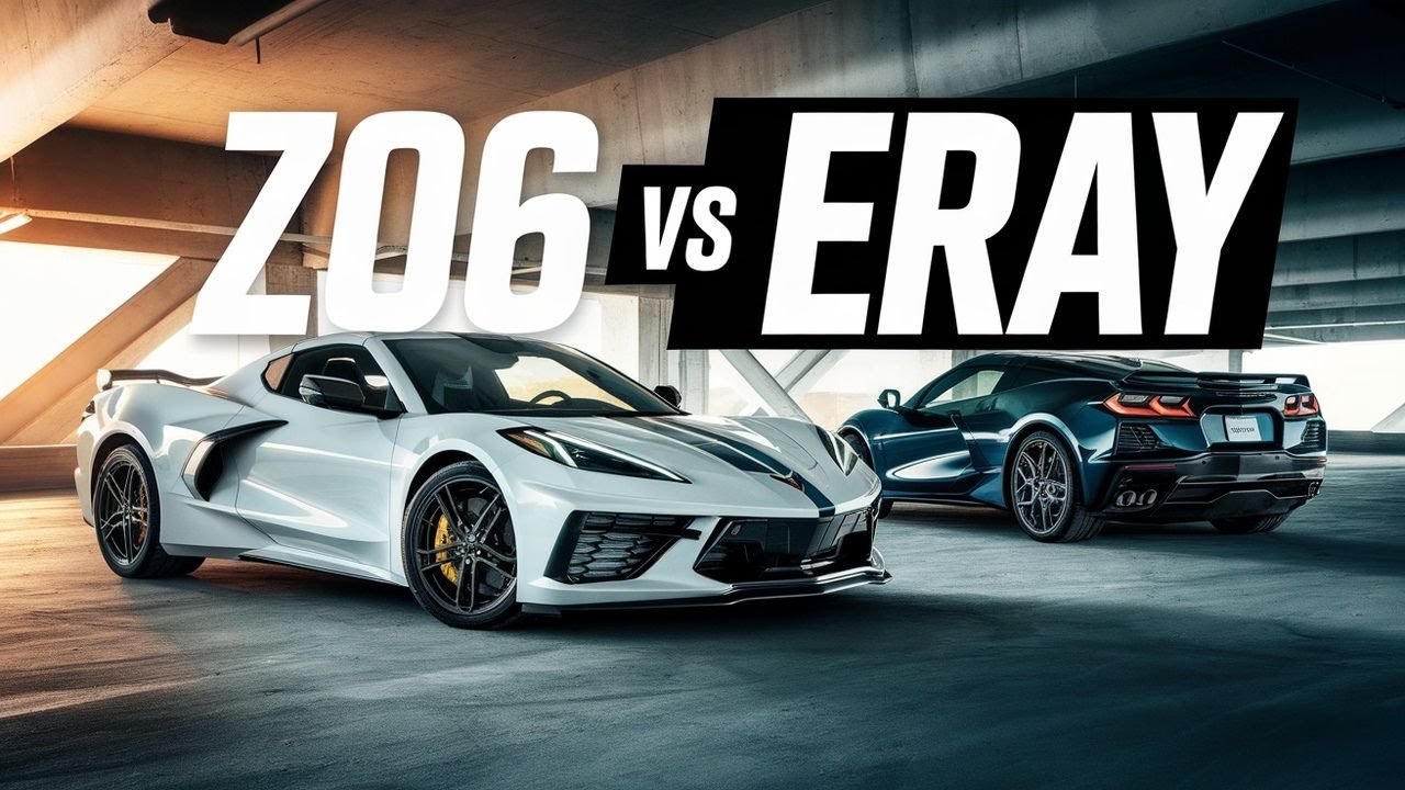 Supercar Showdown: C8 Z06 vs C8 eRay | Which Corvette Reigns Supreme? feat. @jesse_iwuji