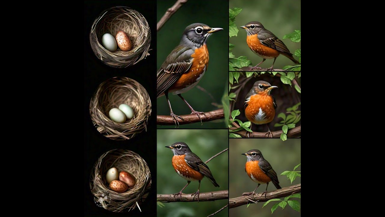 Witness the Miracle of Life: The Life Cycle of a Robin from Egg to Adult