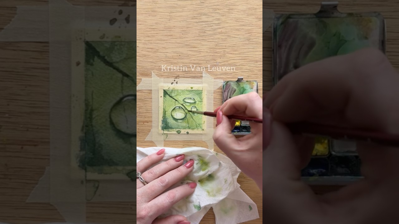 Watercolor droplets for painting 22!