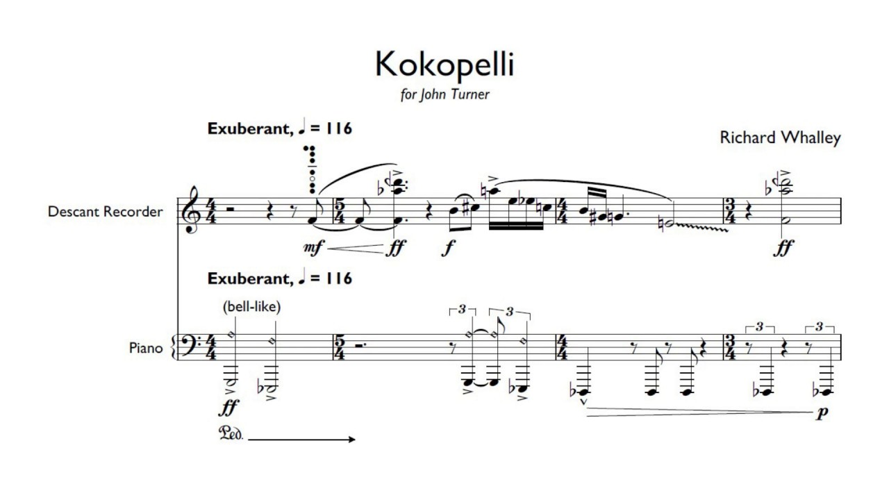 Richard Whalley - Kokopelli - with score