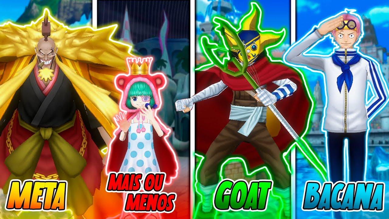 JOGUEI COM TODOS OS PERSONAGENS BUFFADOS DO NOVO BANNER DO MELHOR JOGO DE ONE PIECE PARA CELULAR!