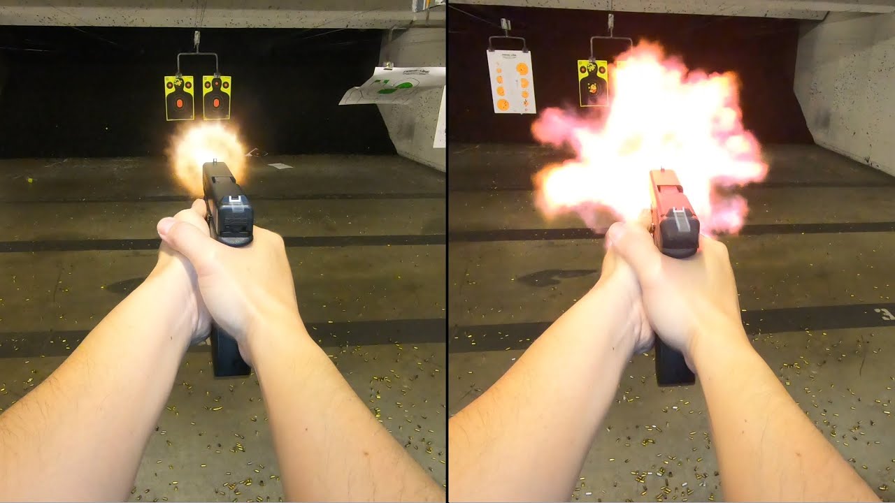 Glock 17 vs Glock 21SF (9mm vs .45 ACP)