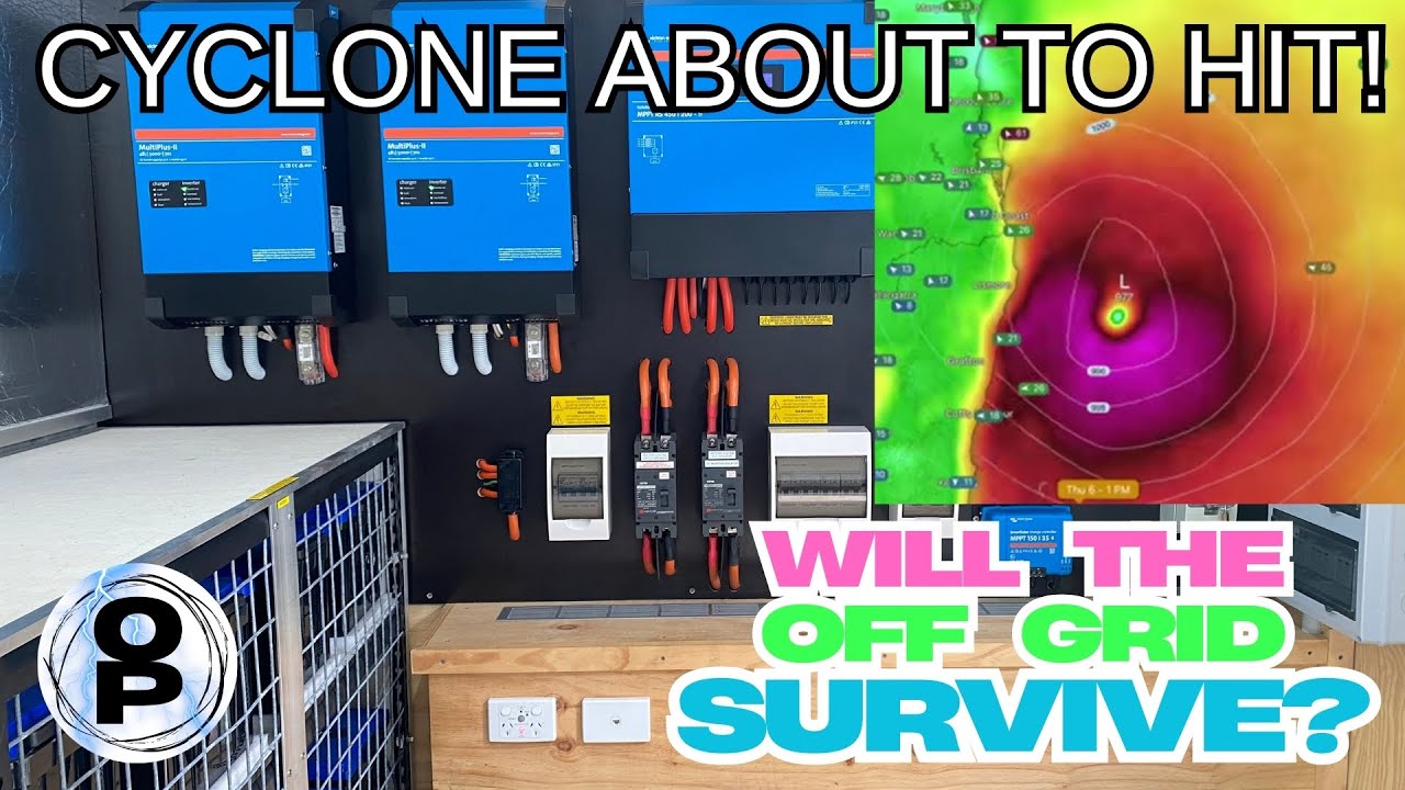 Off-Grid Solar System vs Tropical Cyclone Alfred: Can Our 42kWh Battery Storage Survive the Storm?