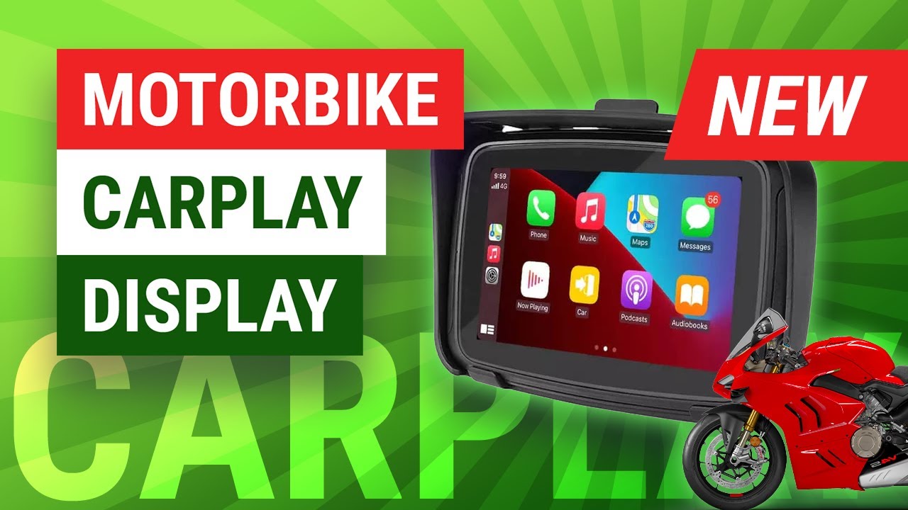 Ottocast Lite C5 Motorcycle / Scooter CarPlay Android Auto Display Screen Review