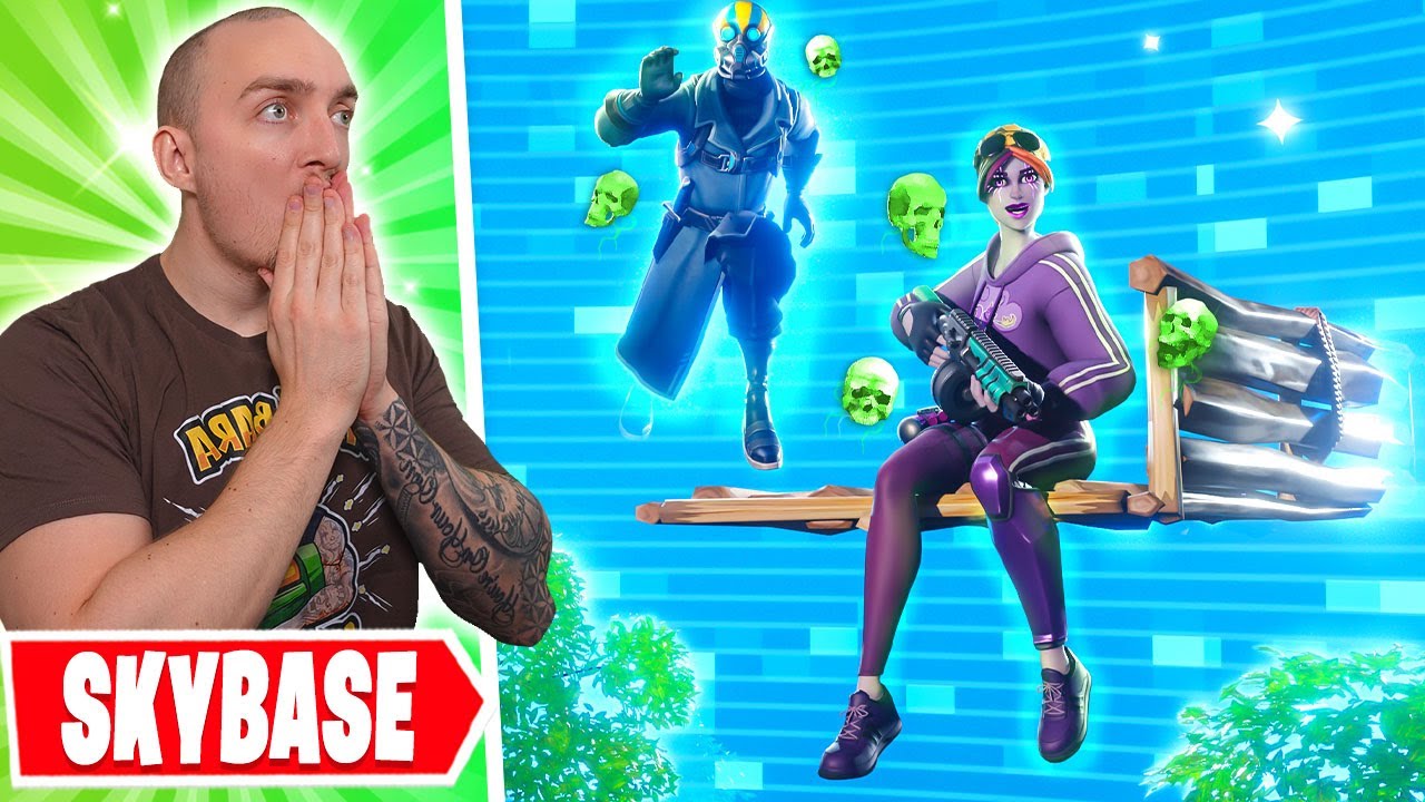 BYGGER SKYBASE MED DÖDSVATTNET I FORTNITE