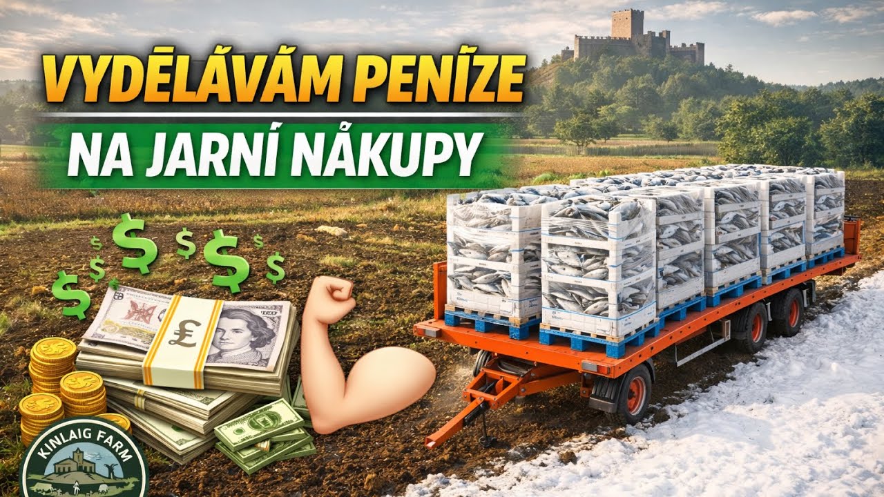 #26 Vydělávám peníze na jarní nákupy 💷💪🏻| FS25 Kinlaig - Farma pod hradem🏴󠁧󠁢󠁳󠁣󠁴󠁿 | PS5