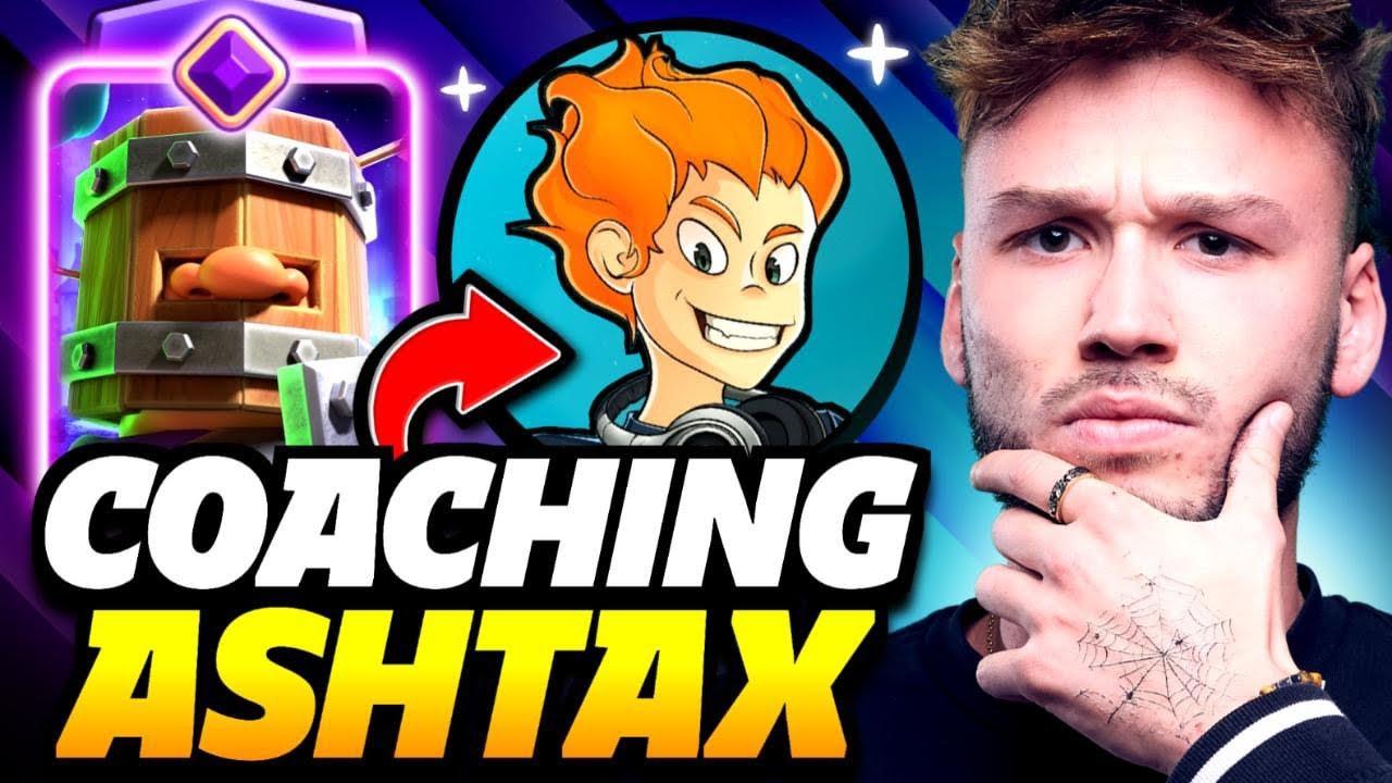 Je COACH @Ashtax aux RECRUES sur Clash Royale !