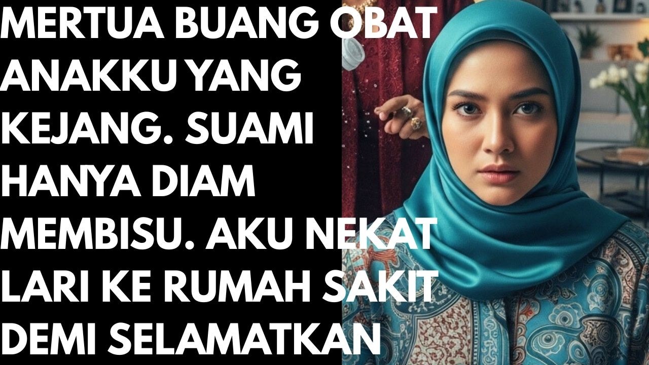 MERTUA BUANG OBATANAKKU YANG KEJANG, SUAMI HANYA MEMBISU DAN AKU NEKAT LARI MEMBAWANYA KE RS