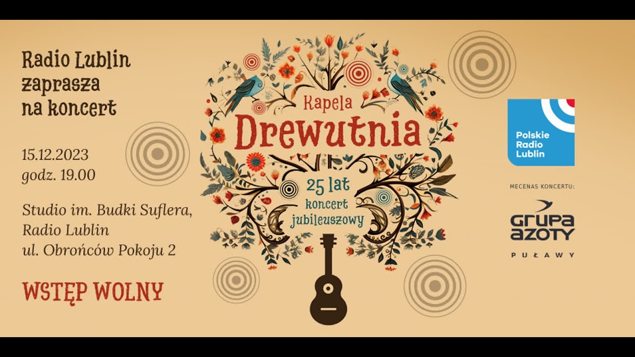 KAPELA DREWUTNIA - koncert w Radiu Lublin