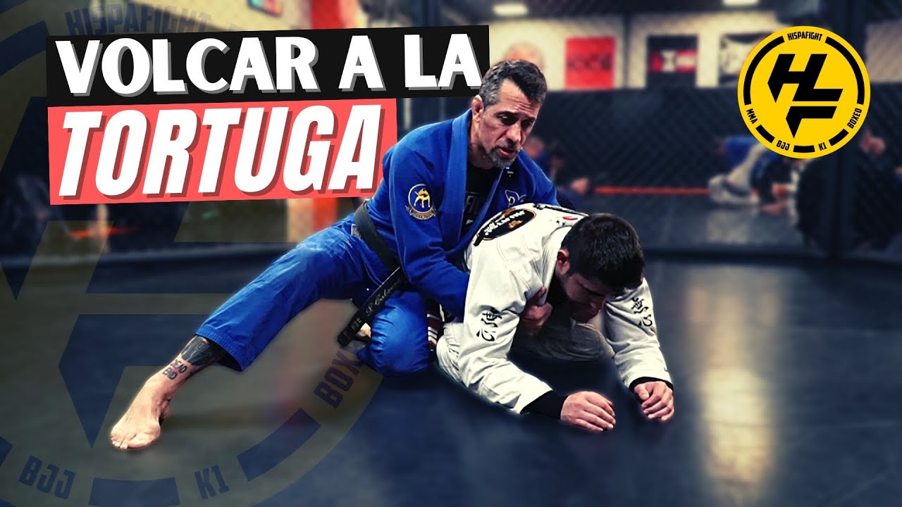 🥋 | Volcando a la TORTUGA 🐢 + Estrangulación (Técnicas Jiu Jitsu - BJJ)