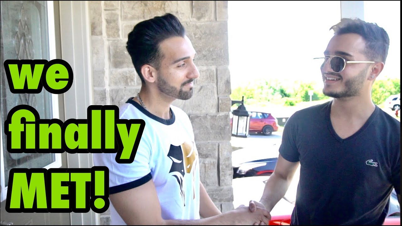 Meeting SHAM IDREES after our FIGHT!