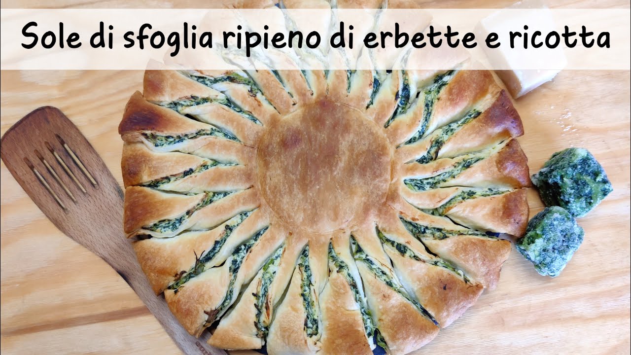 SOLE DI SFOGLIA ripieno di erbette e ricotta ~ Facile, veloce e goloso !