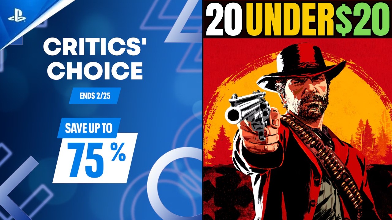 20 товаров дешевле 20 долларов! | Распродажа Playstation Critics Choice 2026