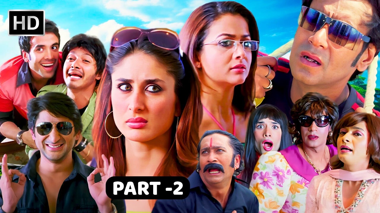 HINDI COMEDY MOVIES - Golmaal Returns Full Movie Part 2 - Ajay Devgan, Tusshar Kapoor - HD