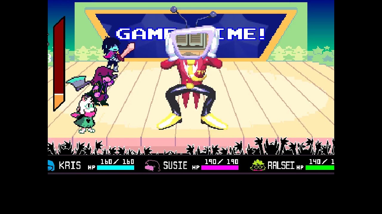 (Deltarune ch 3 spoilers) [TAS] very obsolete random unoptimised tenna fight