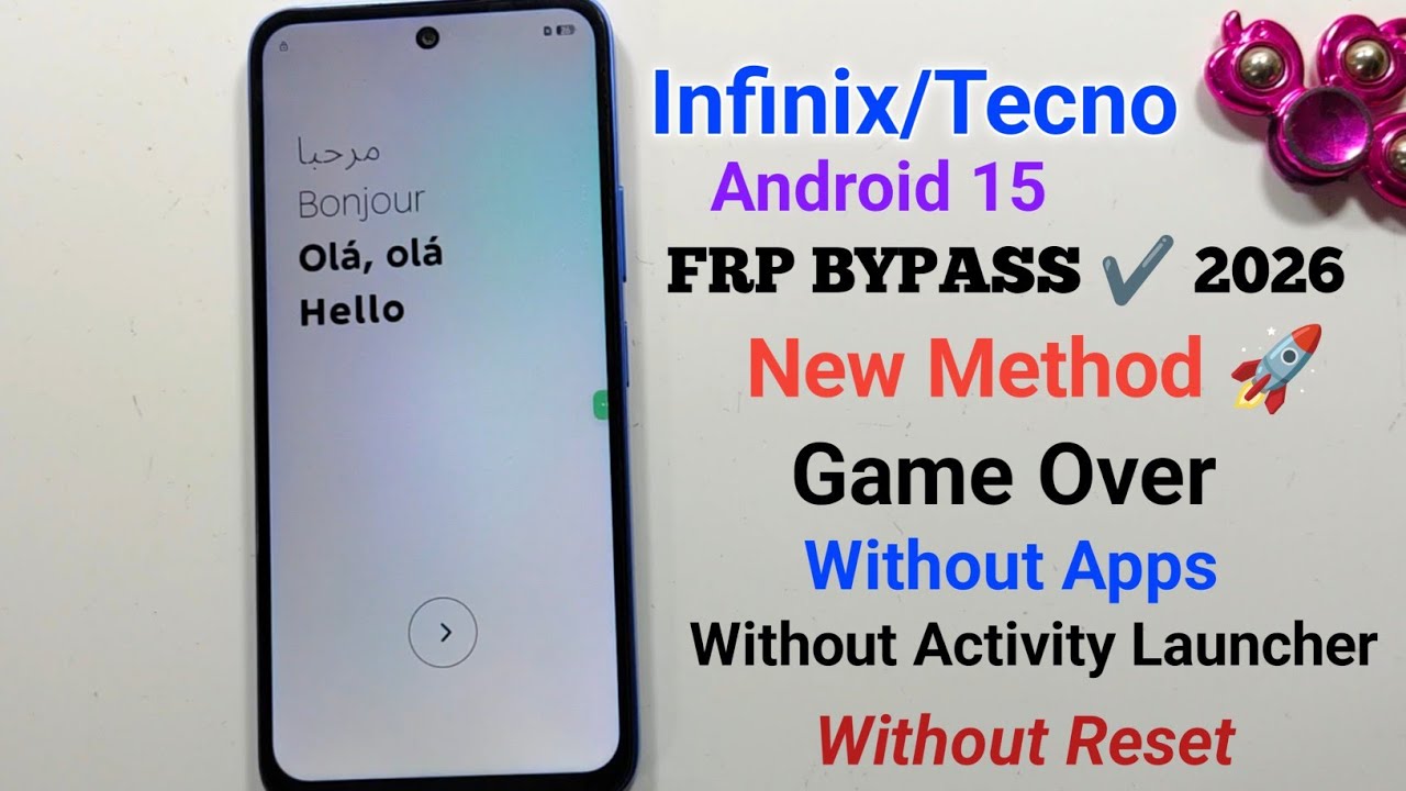 All Infinix/Tecno Android 15 FRP bypass 2026 || Tecno/Infinix FRP Unlock 🆕 Method 🚀Game Over 