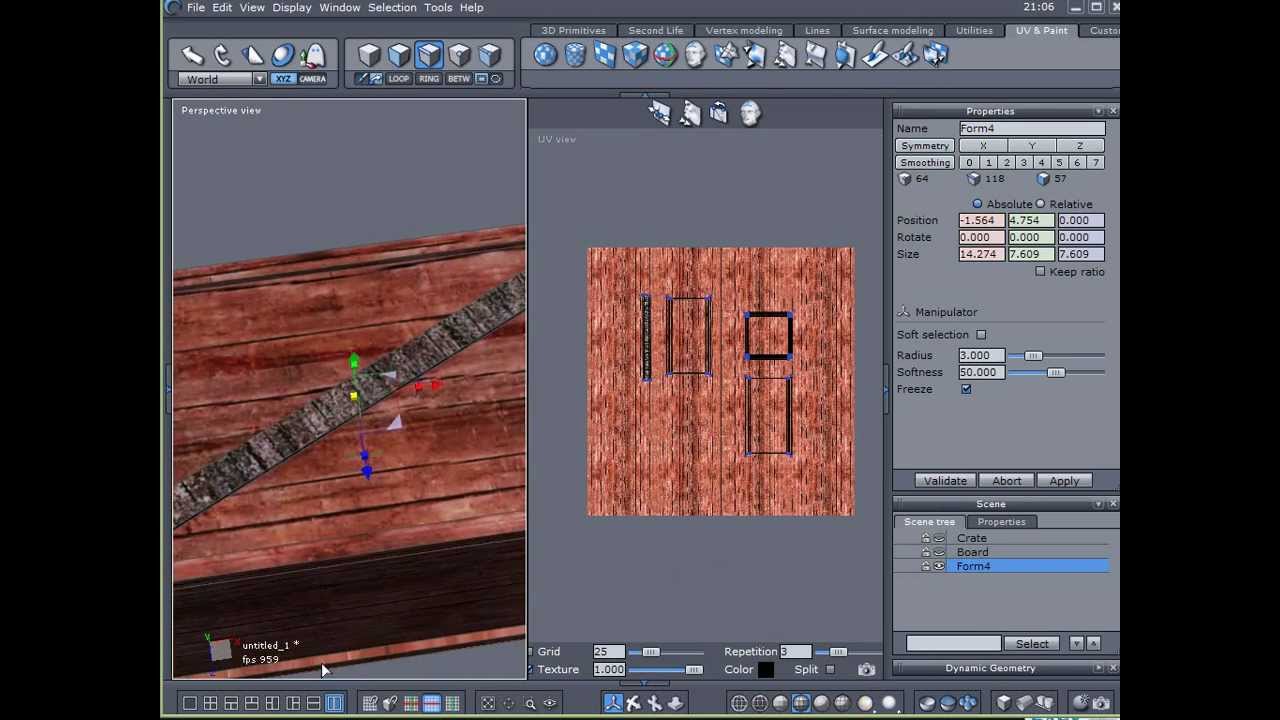 Using Hexagons UV and Paint tools 1. [hex3]