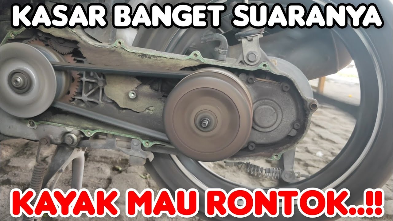CVT Mio sporty bunyi kasar dan berisik..? ini penyebabnya