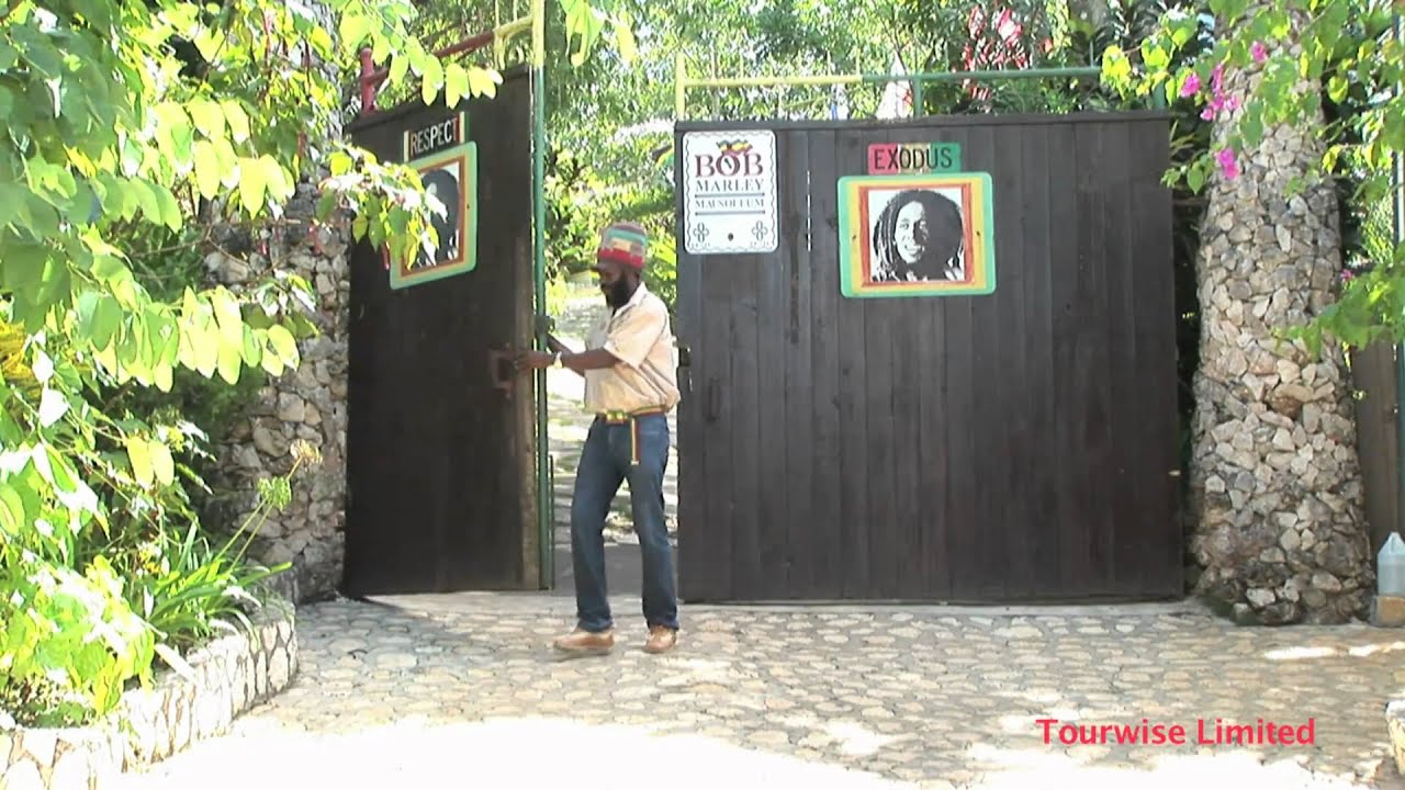 Bob Marley's house and mausoleum in the village of Nine Miles,  Jamaica.