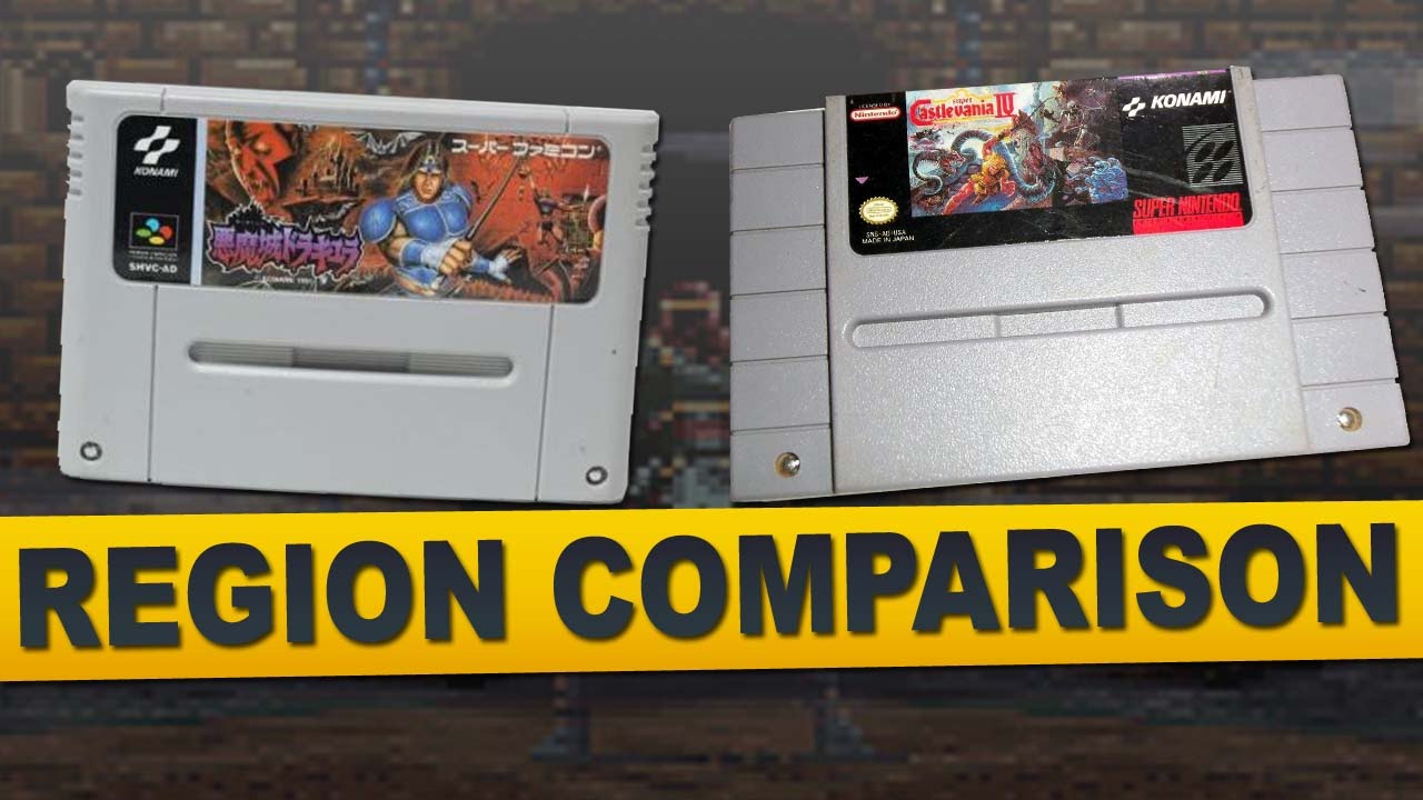 Super Castlevania IV for Super Nintendo (Region Comparison)