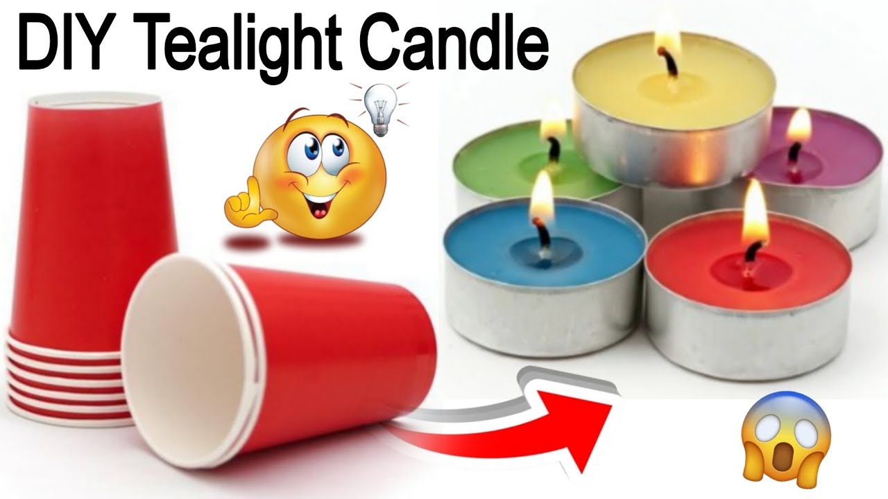 Tealight Candle Making At Home 😱/ Tea Light Candles Holder / diwali decoration Idea 2025/DIY Candle🥰