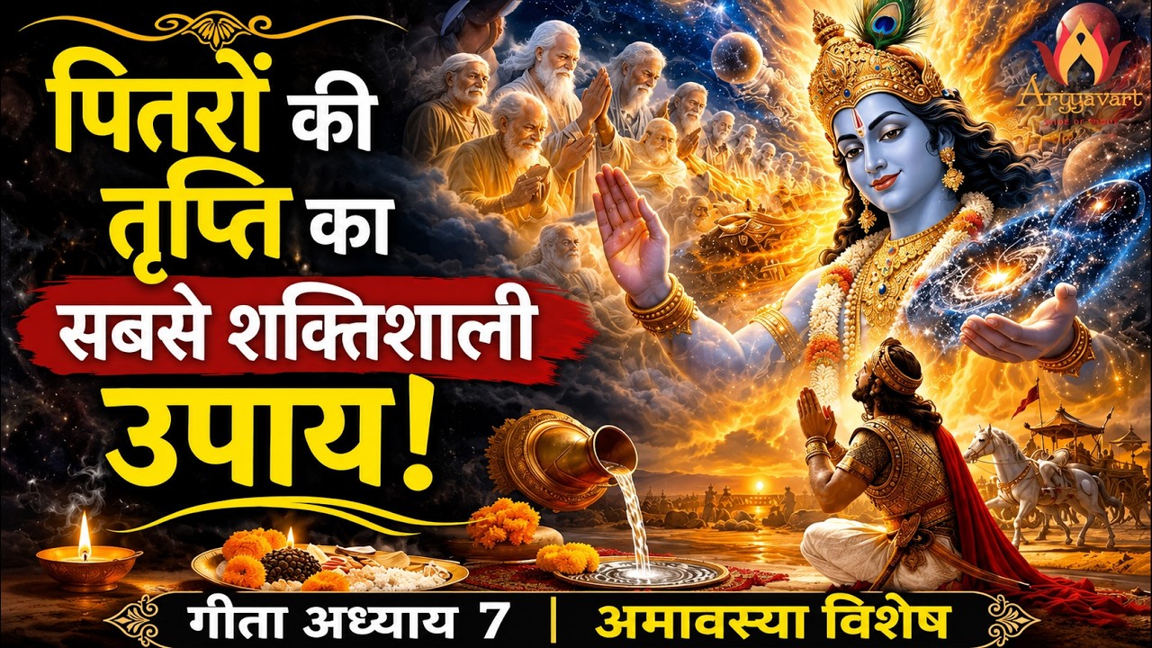 पितृ दोष से मुक्ति का दिव्य मार्ग | गीता अध्याय 7 का रहस्य | पितरों को मोक्ष देने का सनातन उपाय