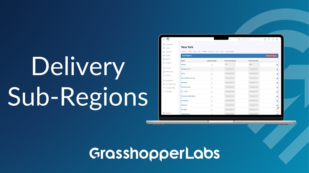 Create Delivery Sub Regions in Grasshopper Labs