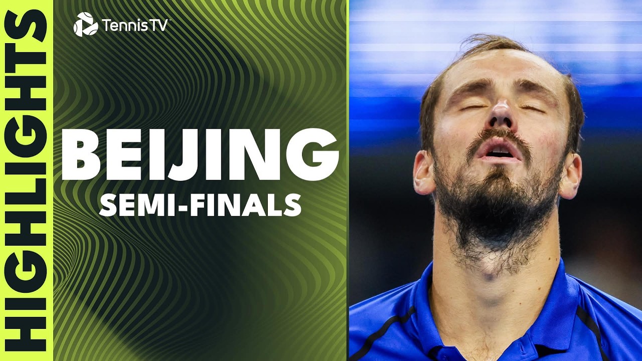 Medvedev BATTLES Djokovic; De Minaur Faces Hurkacz | Beijing 2026 Semi-Final Highlights
