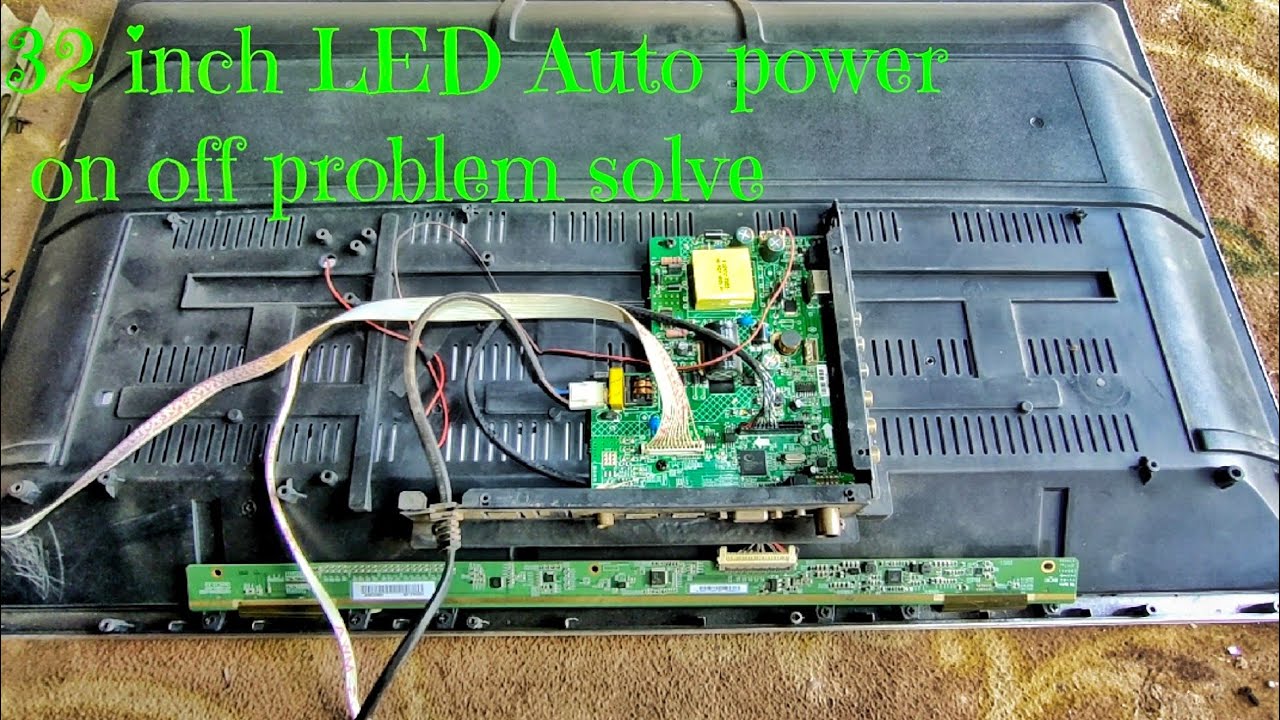 32 inch LED Auto power on off problem solve Urdu Hindi Altaf Electronics