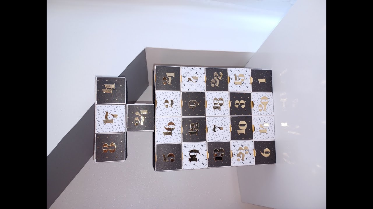 Calendrier de l'avent bouteille de parfum