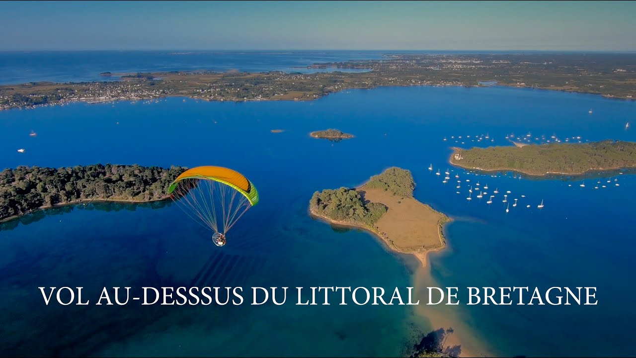 Vol au dessus du littoral de Bretagne Jérôme Houyvet