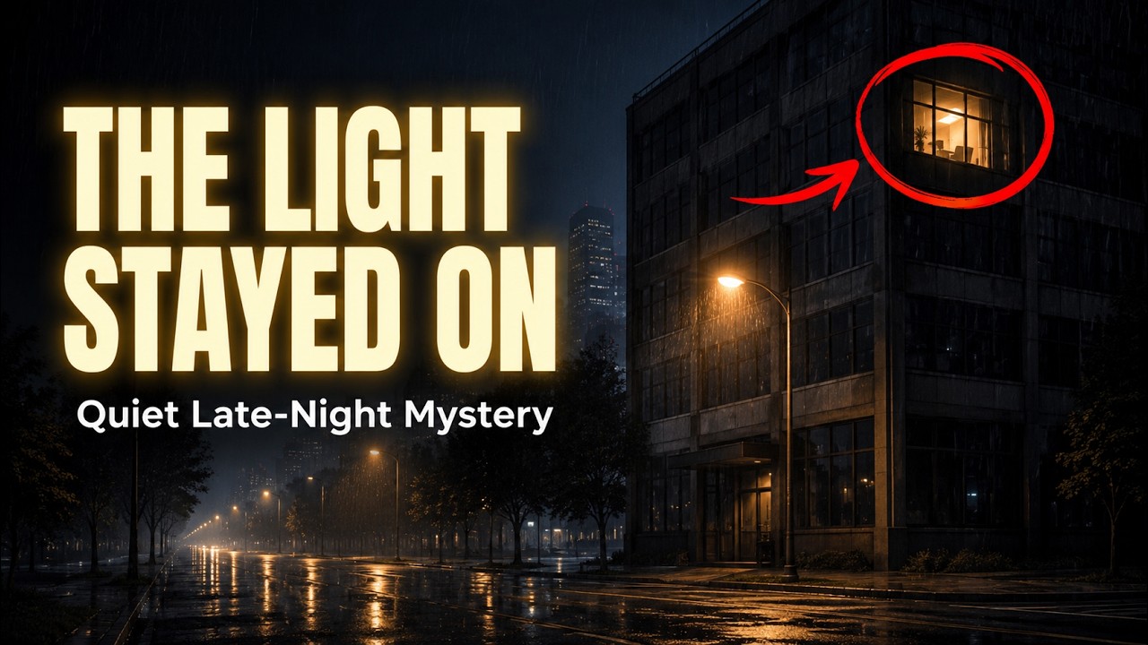 The Light That Stayed On: A Quiet Late-Night Mystery Story for Calm Listening