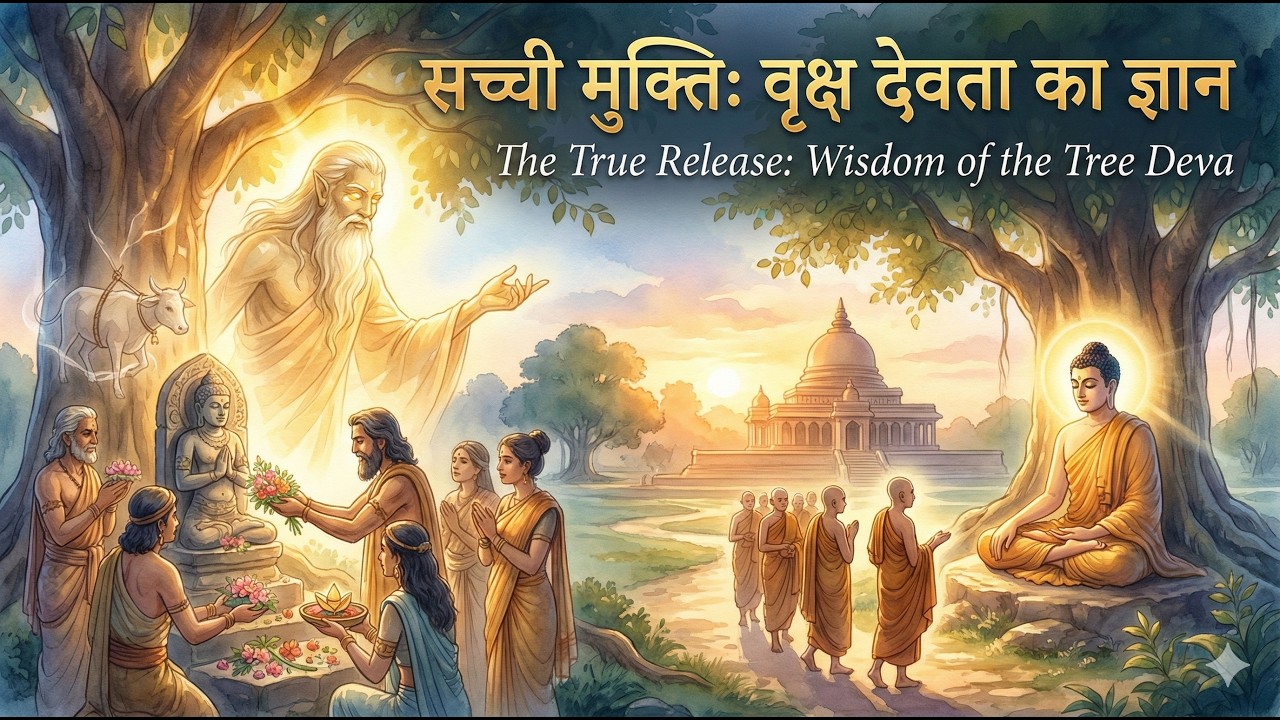 The True Release: Wisdom of the Tree Deva (सच्ची मुक्ति: वृक्ष देवता का ज्ञान)